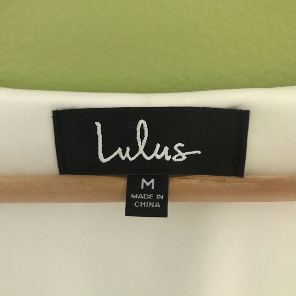 White Shift Dress- Lulu’s - Picture 2 of 3